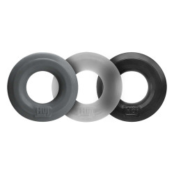Hünkyjunk by Oxballs Lot de 3 cockrings Huj Dark